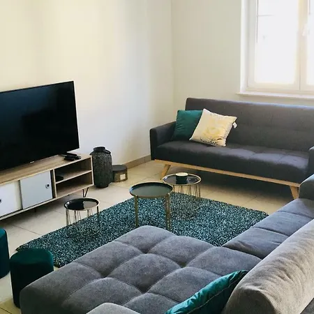 Apartment Art Deco 100m2 Flat 2 Min Walking From Train Station In Center, Free Parking And Terrace - 2b Luxembourg
