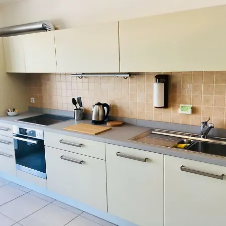 Art Deco 100m2 Flat 2 Min Walking From Train Station In Center, Free Parking And Terrace - 2b * Luxemburgo