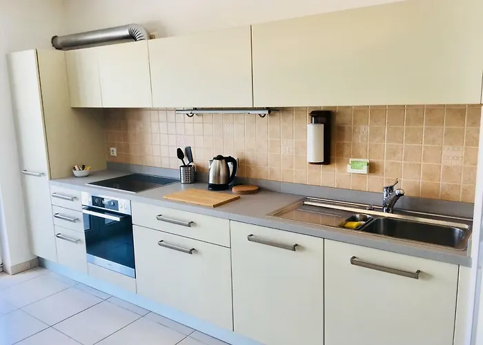 Art Deco 100m2 Flat 2 Min Walking From Train Station In Center, Free Parking And Terrace - 2b * Lüksemburg